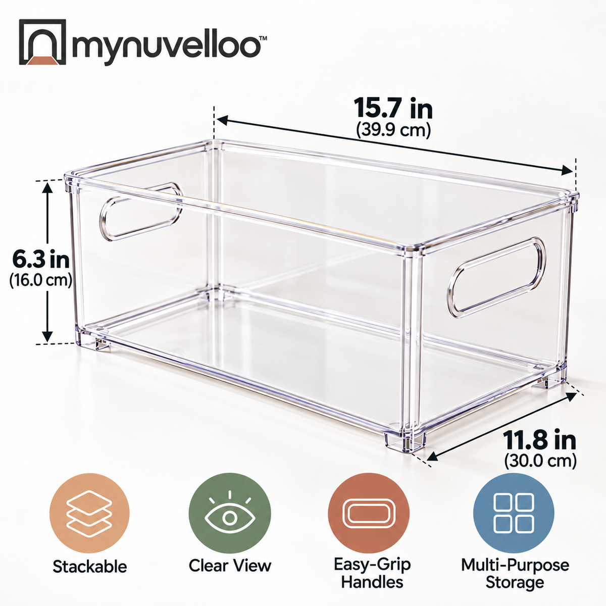 📦 Stackable Pantry Storage Bins – Pantry Goals: Stacked & Sorted