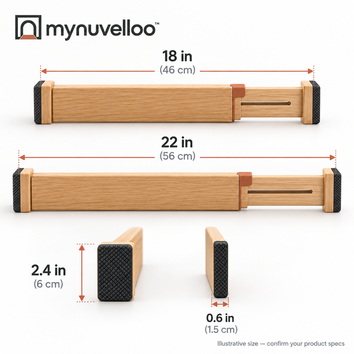 🔥 Adjustable Drawer Dividers – Tame the Junk Drawer for Good