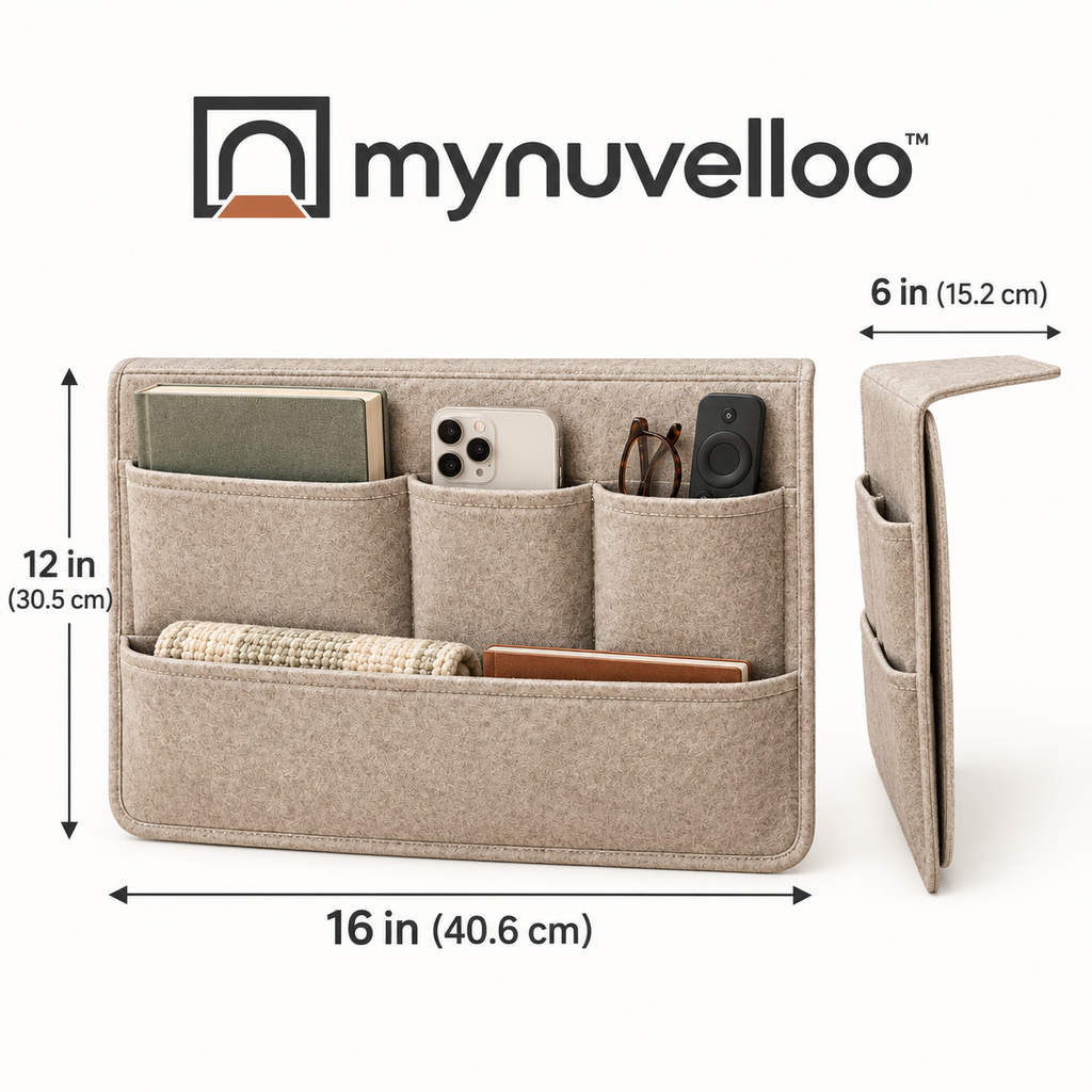 🛏️ Bedside Storage Caddy – Keep Nightstand Essentials Close