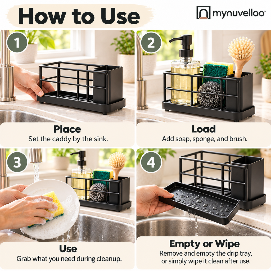 🧼 Kitchen Sink Caddy – Keep the Sink Area Spotless